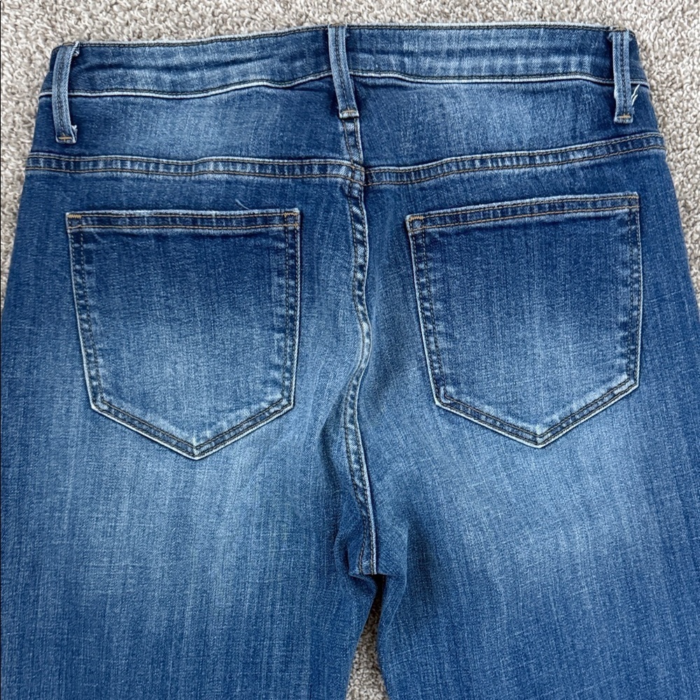 DRIFTWOOD Stella Dark Blue Straight Leg Jeans - Picture 5 of 9